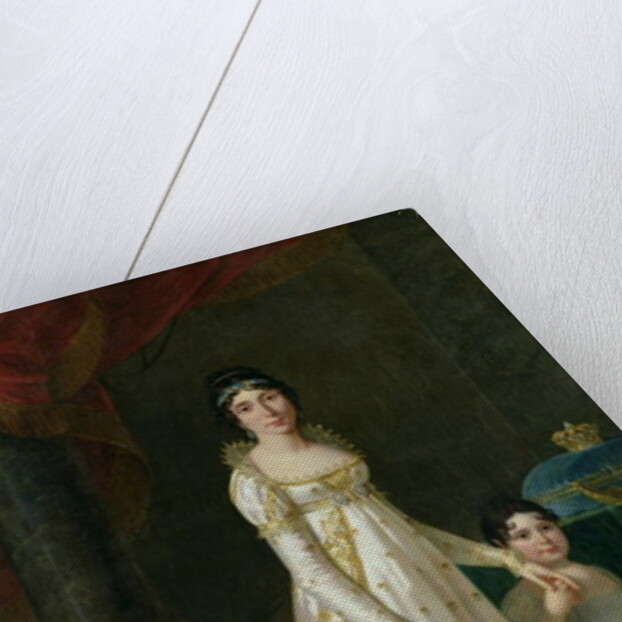 Portrait of Marie-Julie Clary Queen of Naples with her daughter Zenaide Bonaparte 1807 by Robert Lefevre