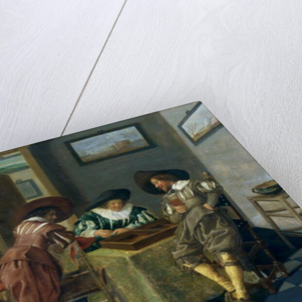 The Game of Backgammon by Dirck Hals