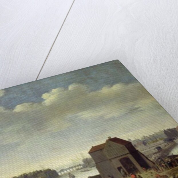 View of the Bridge and Quai de la Tournelle, c.1645 by Theodor Matham