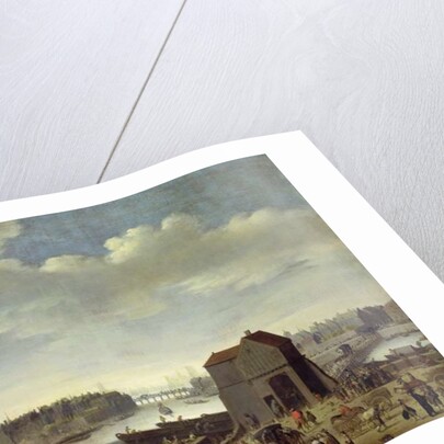 View of the Bridge and Quai de la Tournelle, c.1645 by Theodor Matham