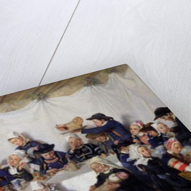 The Wedding Feast of Corentin Le Guerveur and Anne-Marie Kerinvel, 1880 by Victor Marie Roussin