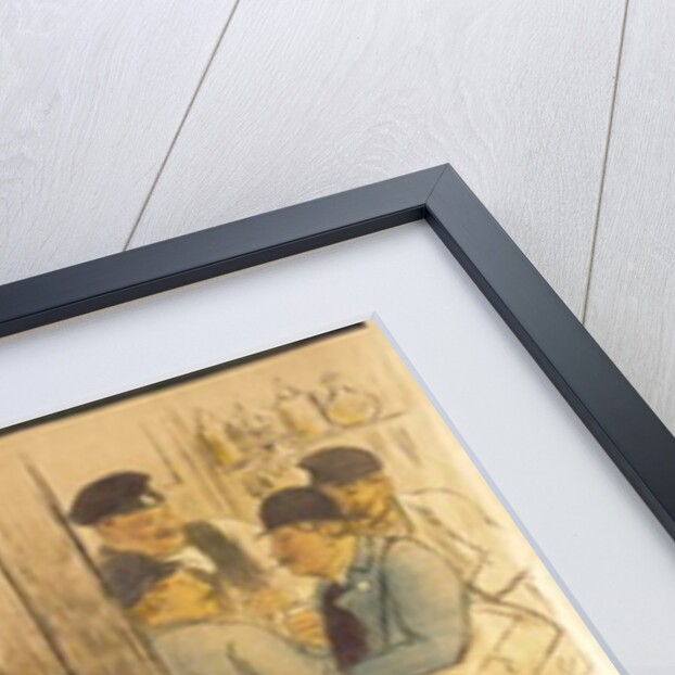 Poster advertising 'L'Assommoir' by M.M.W. Busnach and O. Gastineau at the Porte Saint-Martin Theatre, 1900 by Theophile Alexandre Steinlen