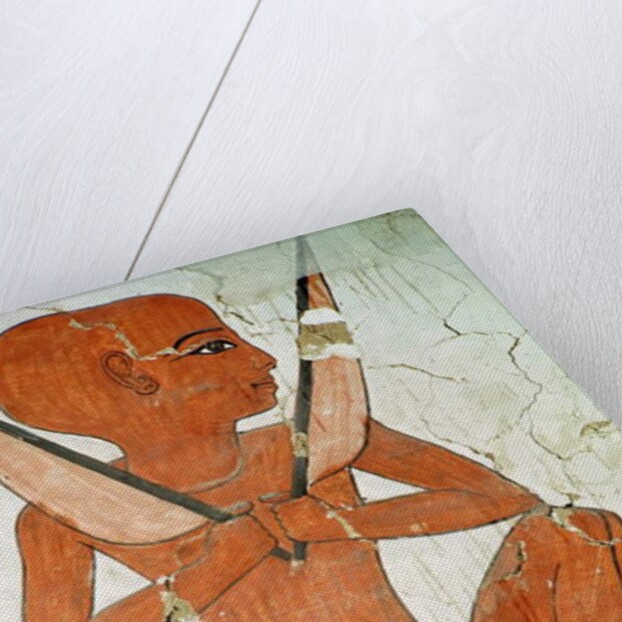 Guardian at fifth gate of Osiris' kingdom Henty-reki by Egyptian 19th Dynasty