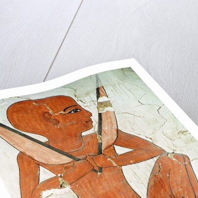 Guardian at fifth gate of Osiris' kingdom Henty-reki by Egyptian 19th Dynasty