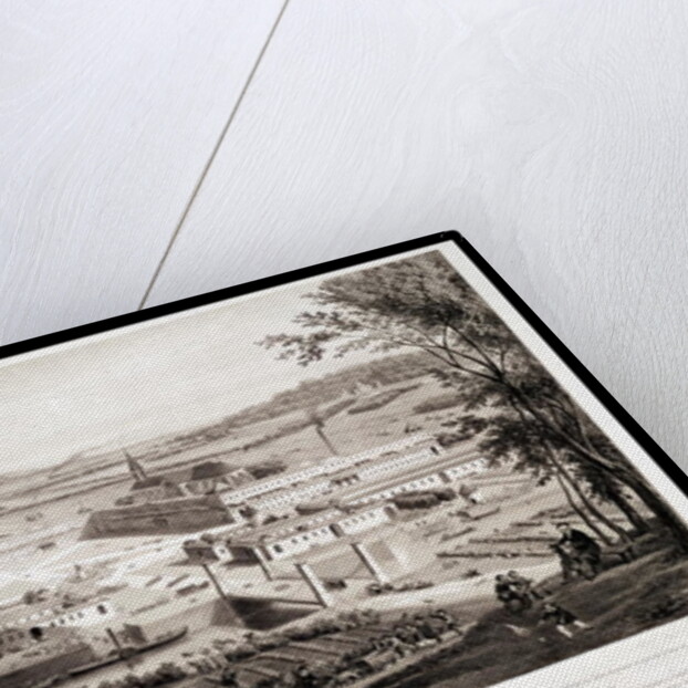 View of a French Phalanstery by Charles Francois Daubigny