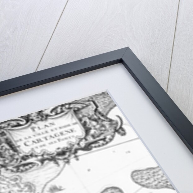 Plan of the Town and Harbour of Cartagena, Colombia, in 1697 by French School