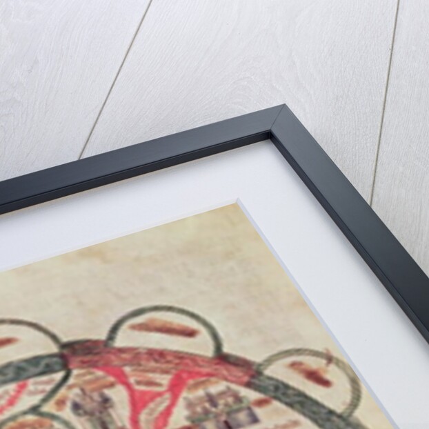 Ms 782 f.374v World map with Jerusalem in the centre by French School