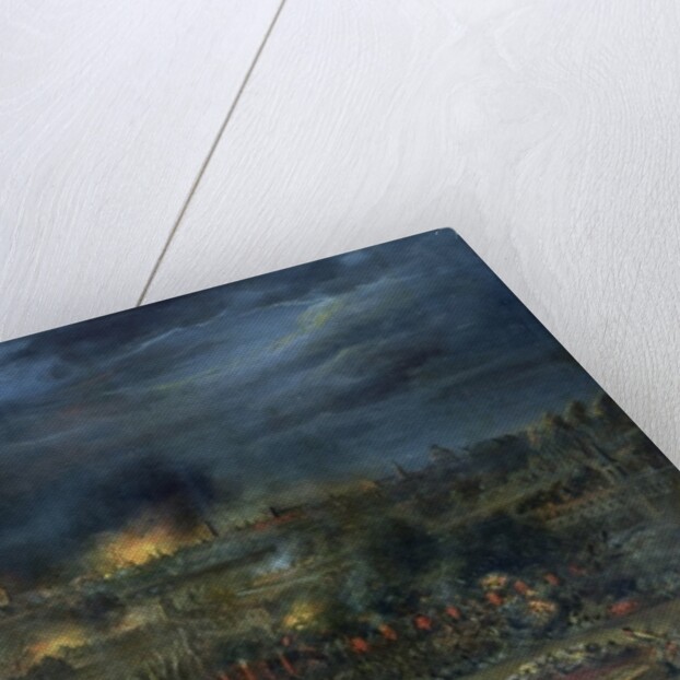 The Bombardment of Lille in 1792 by Francois Louis Joseph Watteau