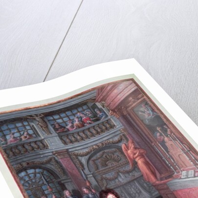 Frontispiece of the 'Hours of Louis XIV' depicting Louis XIV at Prayer by French School