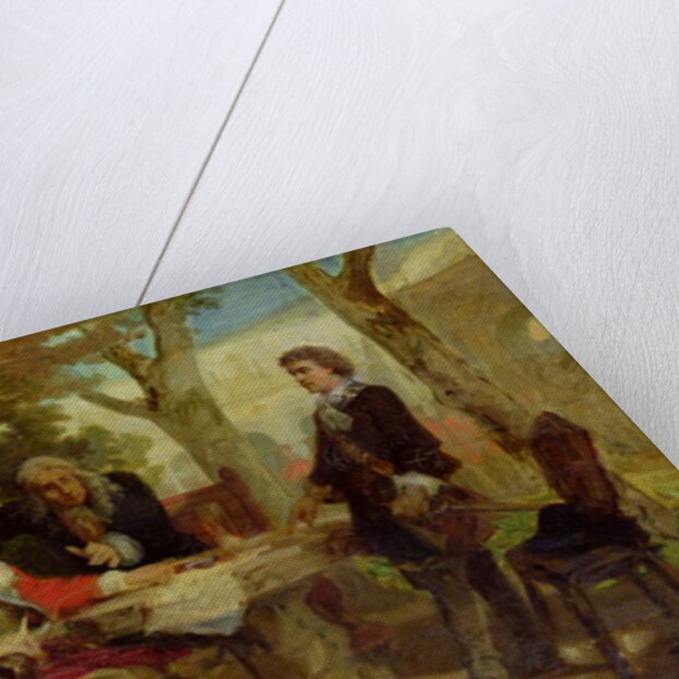 Meeting between Jean Cavalier and Claude Louis Hector Duke of Villars by Jules Salles-Wagner