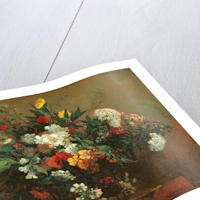 Flowers by Ferdinand Victor Eugene Delacroix