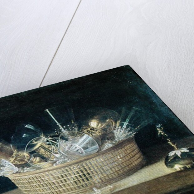 Still Life with a Basket of Glasses, 1644 by Sebastian Stoskopff