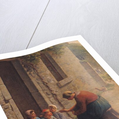 Feeding the Young, 1850 by Jean-Francois Millet