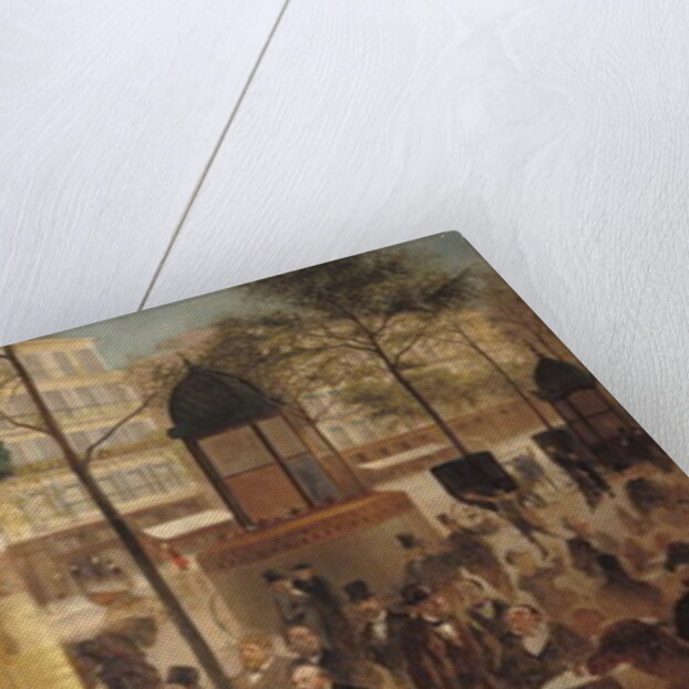 Study for a panorama of the Boulevard de Montmartre, 1877 by Andre Gill