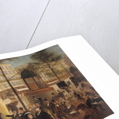 Study for a panorama of the Boulevard de Montmartre, 1877 by Andre Gill