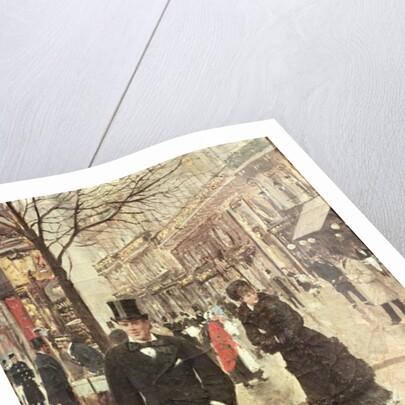 On the Boulevard, c.1880 by Jean Beraud