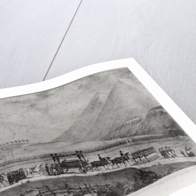 The Funeral Cortege of Napoleon Bonaparte at Saint Helena, 9th May 1821 by Jean Joseph Benjamin Constant