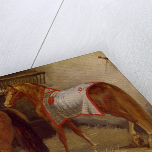 Horses in the Stables by Theodore Gericault