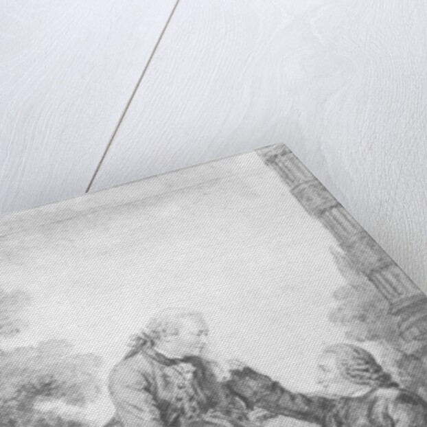 Denis Diderot and Melchior, baron de Grimm by Louis Carrogis Carmontelle