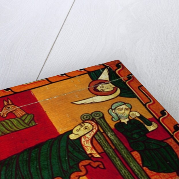 The Nativity, side panel from an altarpiece, Catalan by Spanish School