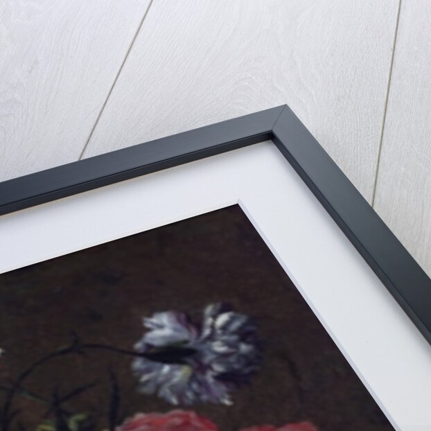 Flowers in a Glass Vase by Nicolas Baudesson