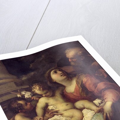 The Holy Family by Valerio Castello