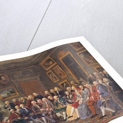 Reading of Voltaire's tragedy 'L'Orphelin de la Chine' in 1755 in the salon of Madame Geoffrin, 1812 by Anicet-Charles Lemonnier