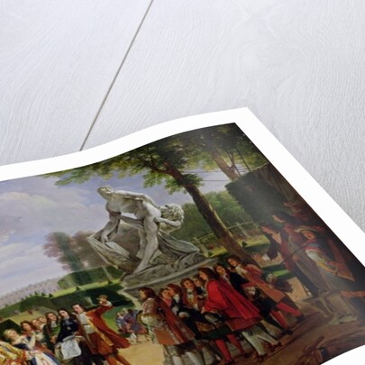 Louis XIV Dedicating Puget's 'Milo of Crotona' in the Gardens at Versailles, 1819 by Anicet-Charles Lemonnier