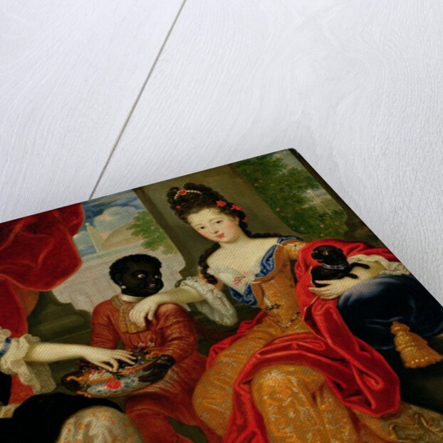 Portrait of Francoise-Marie de Bourbon and Louise-Francoise de Bourbon by Philippe Vignon