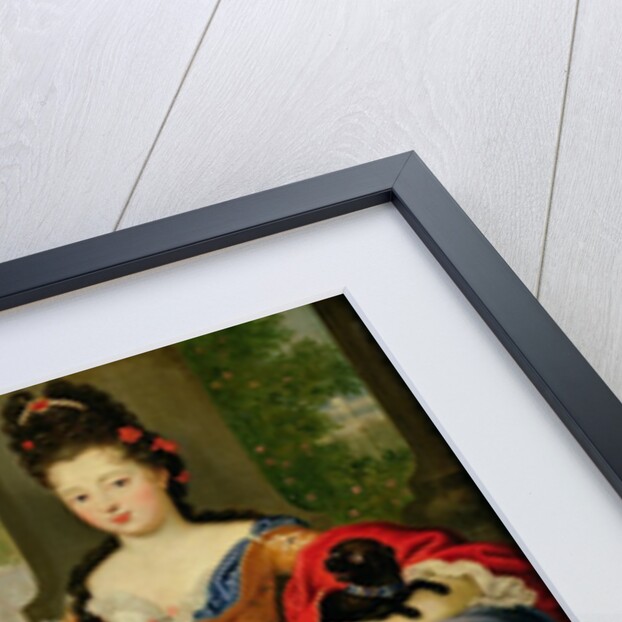 Portrait of Francoise-Marie de Bourbon and Louise-Francoise de Bourbon by Philippe Vignon