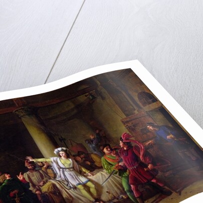 Joan of Arc in Rouen Prison, 1819 by Pierre Henri Revoil