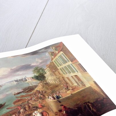 View of Paris from the Quai de la Rapee by Pierre-Denis Martin