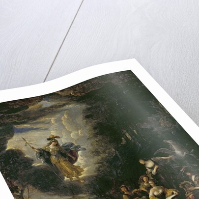 Athena visiting the Muses by Jacob Willemsz de Wet or Wett