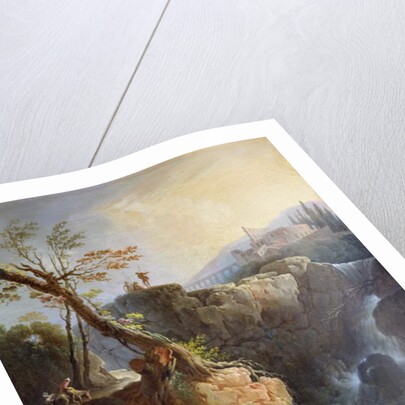 The Waterfall, 1773 by Claude Joseph Vernet