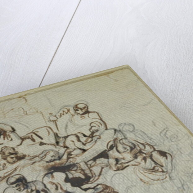 Study for the Death of Sardanapalus, 1864 by Ferdinand Victor Eugene Delacroix