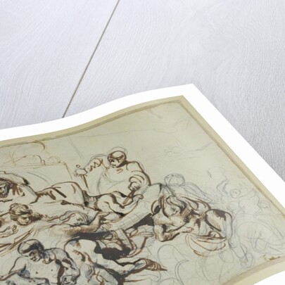 Study for the Death of Sardanapalus, 1864 by Ferdinand Victor Eugene Delacroix