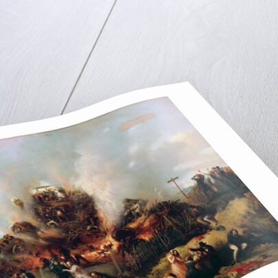 Disaster on the Railway between Versailles and Bellevue, 8th May 1842 by A Provost