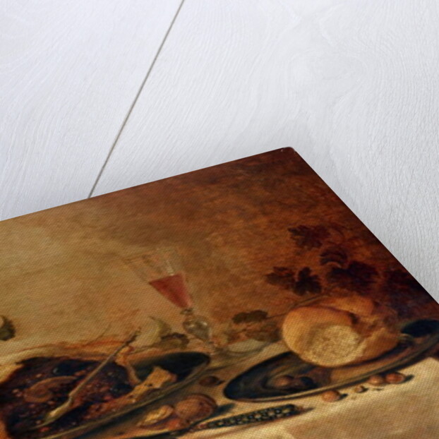 Still Life with Fruit Pie, 1635 by Willem Claesz. Heda