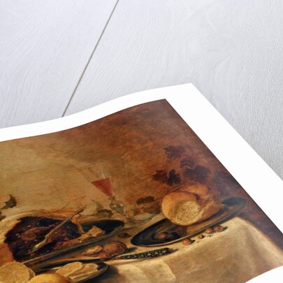 Still Life with Fruit Pie, 1635 by Willem Claesz. Heda