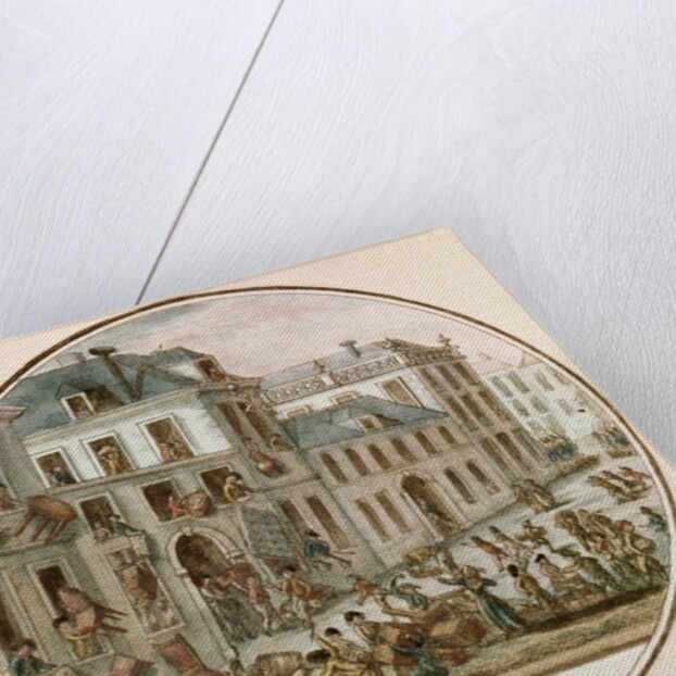 The Reveillon Riot of April, 1789 by French School