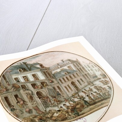 The Reveillon Riot of April, 1789 by French School