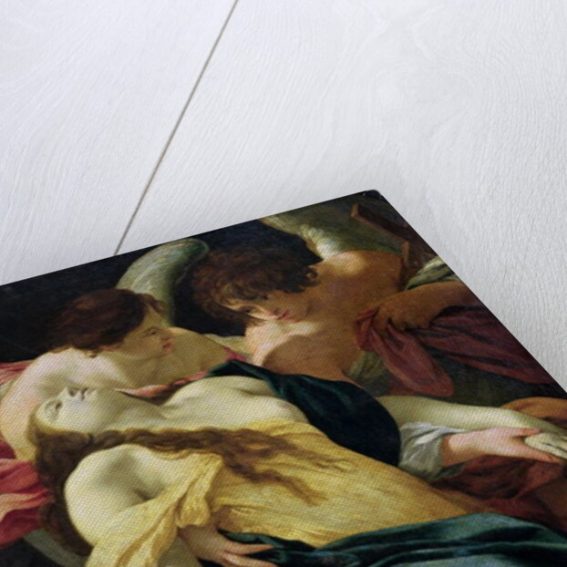 Mary Magdalene Carried by Angels, 17th century by Simon Vouet
