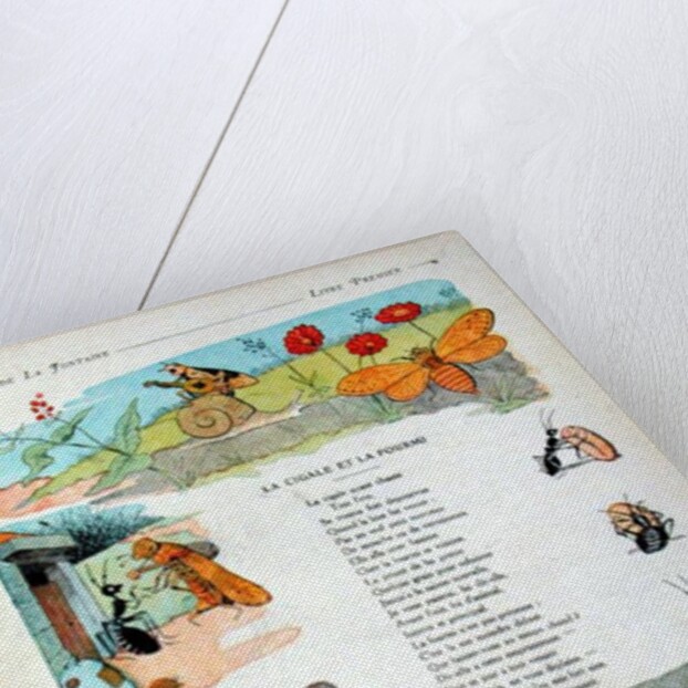 The Cicada and the Ant by Benjamin Rabier