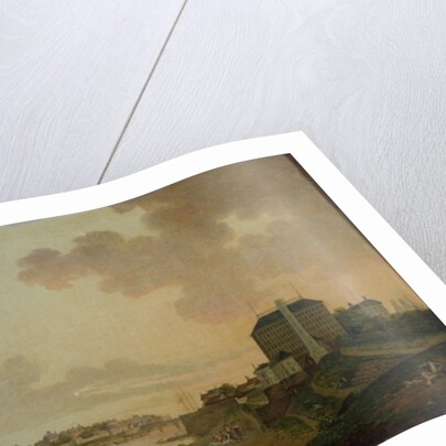 View of the Cotton Factory from the the Motte Sanguin at Orleans, 1825 by Jean Louis Rabigot