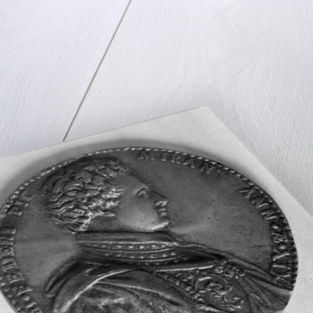 Relief depicting Count Giovanni Pico della Mirandola by School Italian