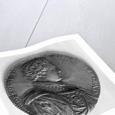 Relief depicting Count Giovanni Pico della Mirandola by School Italian