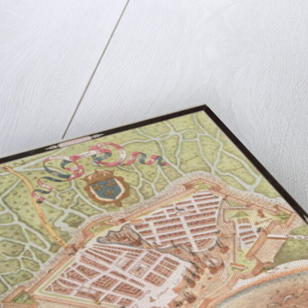 Fascimile of a Plan of Le Havre in 1583 by Jacques Devaulx