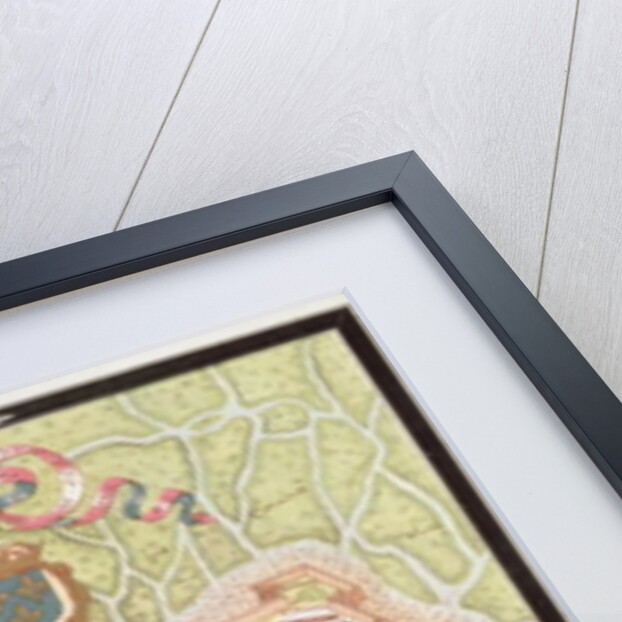 Fascimile of a Plan of Le Havre in 1583 by Jacques Devaulx