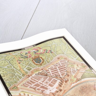 Fascimile of a Plan of Le Havre in 1583 by Jacques Devaulx