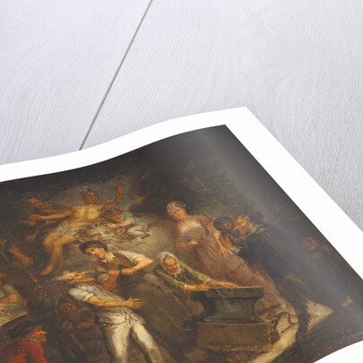 Fantastical Scene by Antoine Francois Saint-Aubert